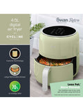 Swan green retro digital air fryer ONE (British brand)