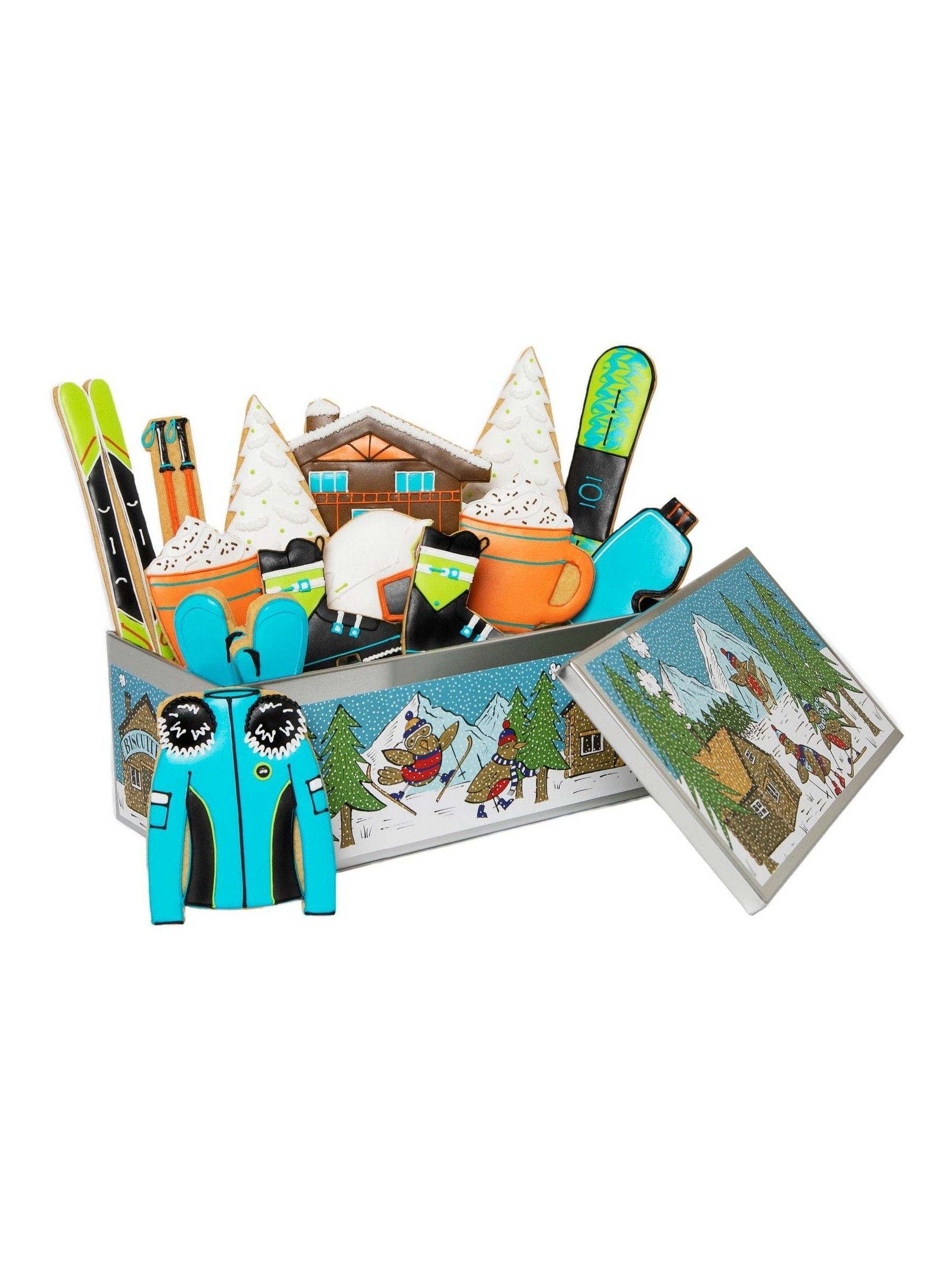 Biscuiteers Hand-Iced Apres Ski Luxe Tin