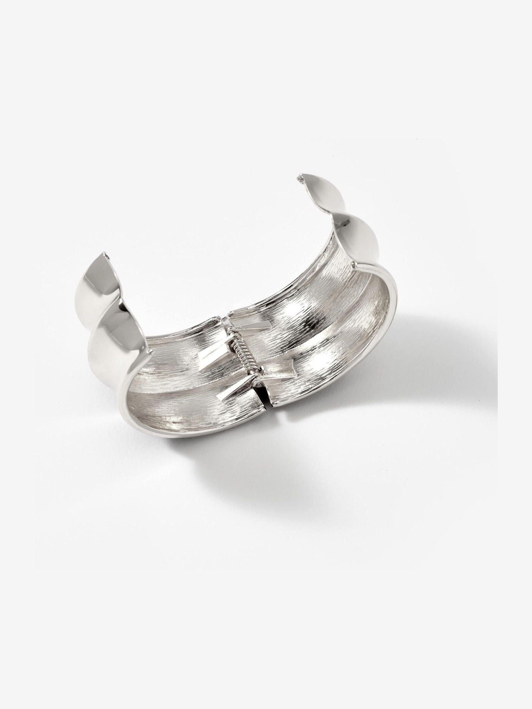 Mint Velvet silver-tone statement cuff bracelet, imported from the UK