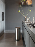 Brabantia matt steel fingerprint proof NewIcon pedal bin 30L - British product