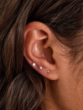 Accessorize sterling silver star stud earrings - British product