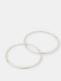 Accessorize sterling silver large hoop earrings - British product