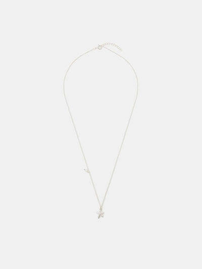 Accessorize Silver Plated Sterling Starfish Pendant Necklace