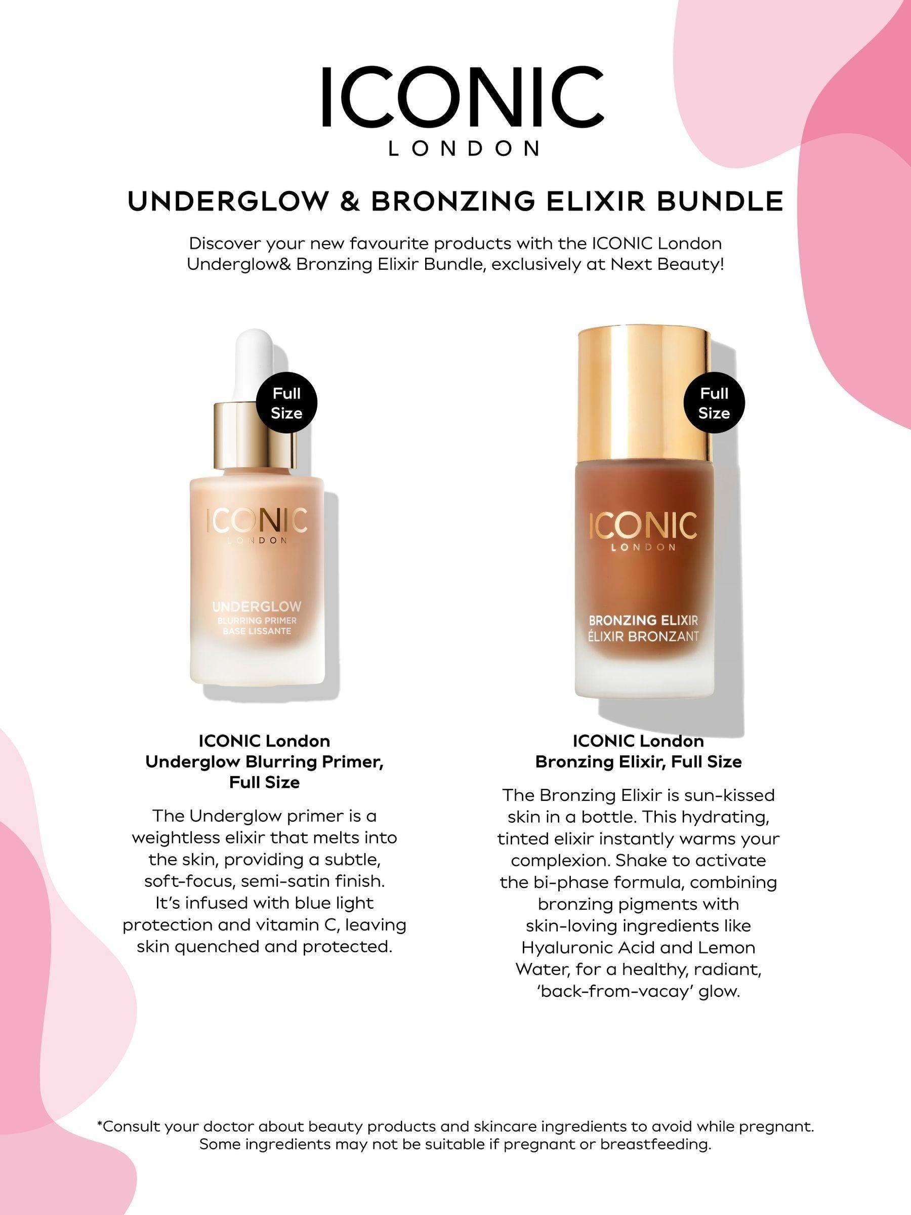 ICONIC London Underglow Bronzing Elixir Bundle, UK version