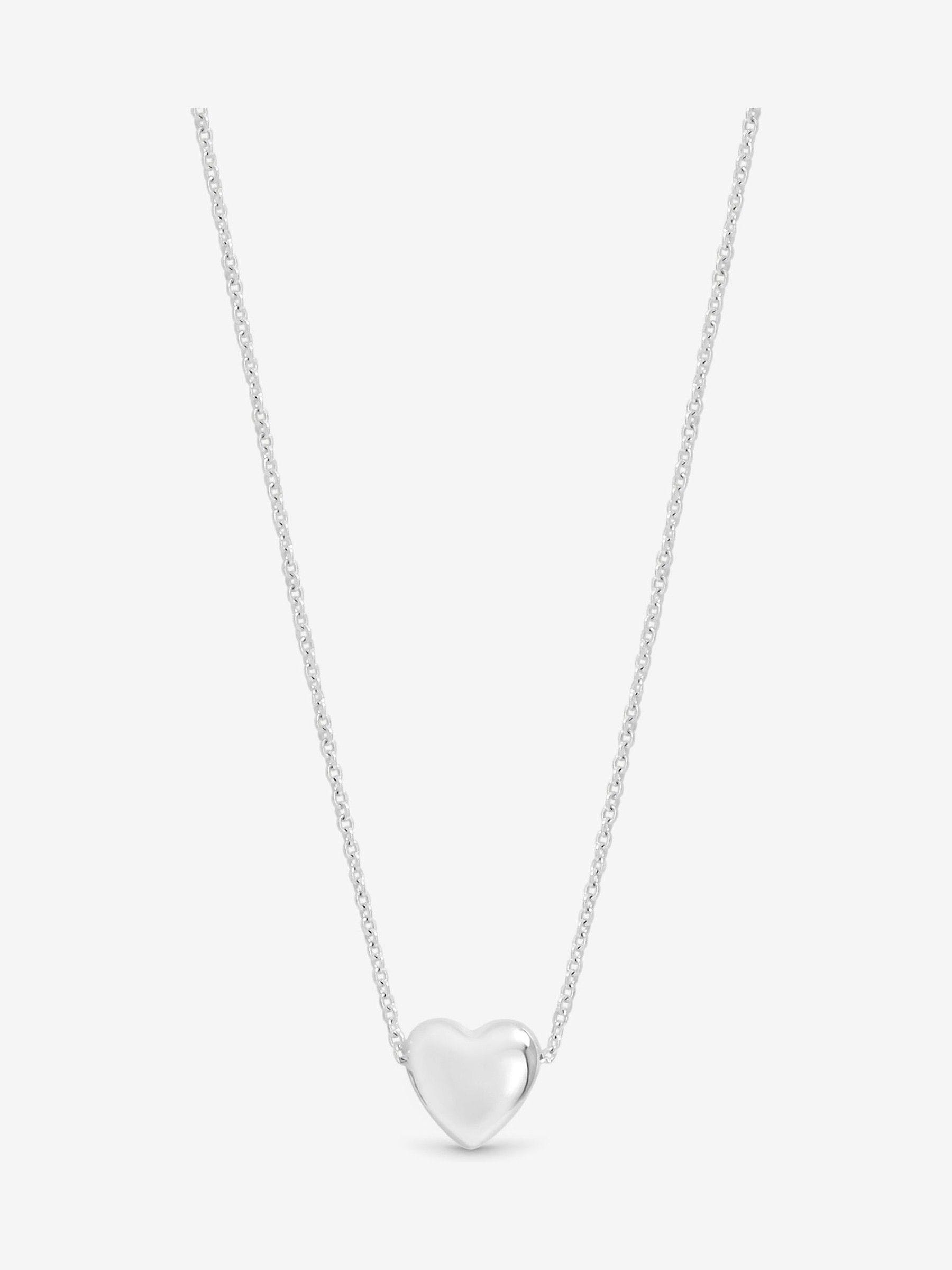 Simply Silver 925 Sterling Silver Polished Mini Heart Pendant
