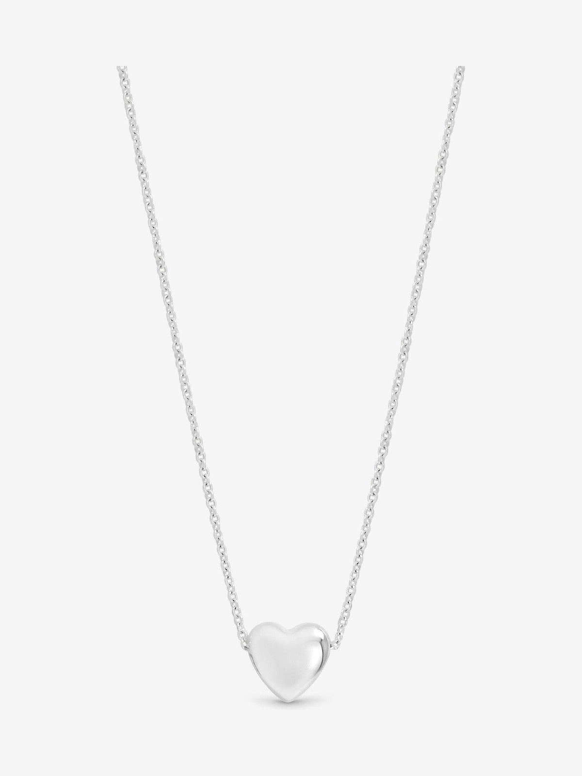 Simply Silver 925 Sterling Silver Polished Mini Heart Pendant
