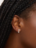 Simply Silver 925 Sterling Silver Cubic Zirconia Celestial Mini Drop Earrings