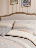 Helena Springfield Graphite Copper Folk Stripe duvet set, UK version