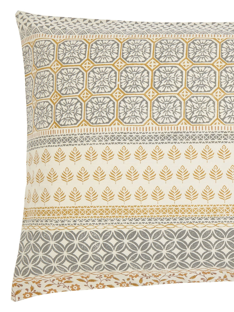Helena Springfield Graphite Copper Folk Stripe duvet set, UK version