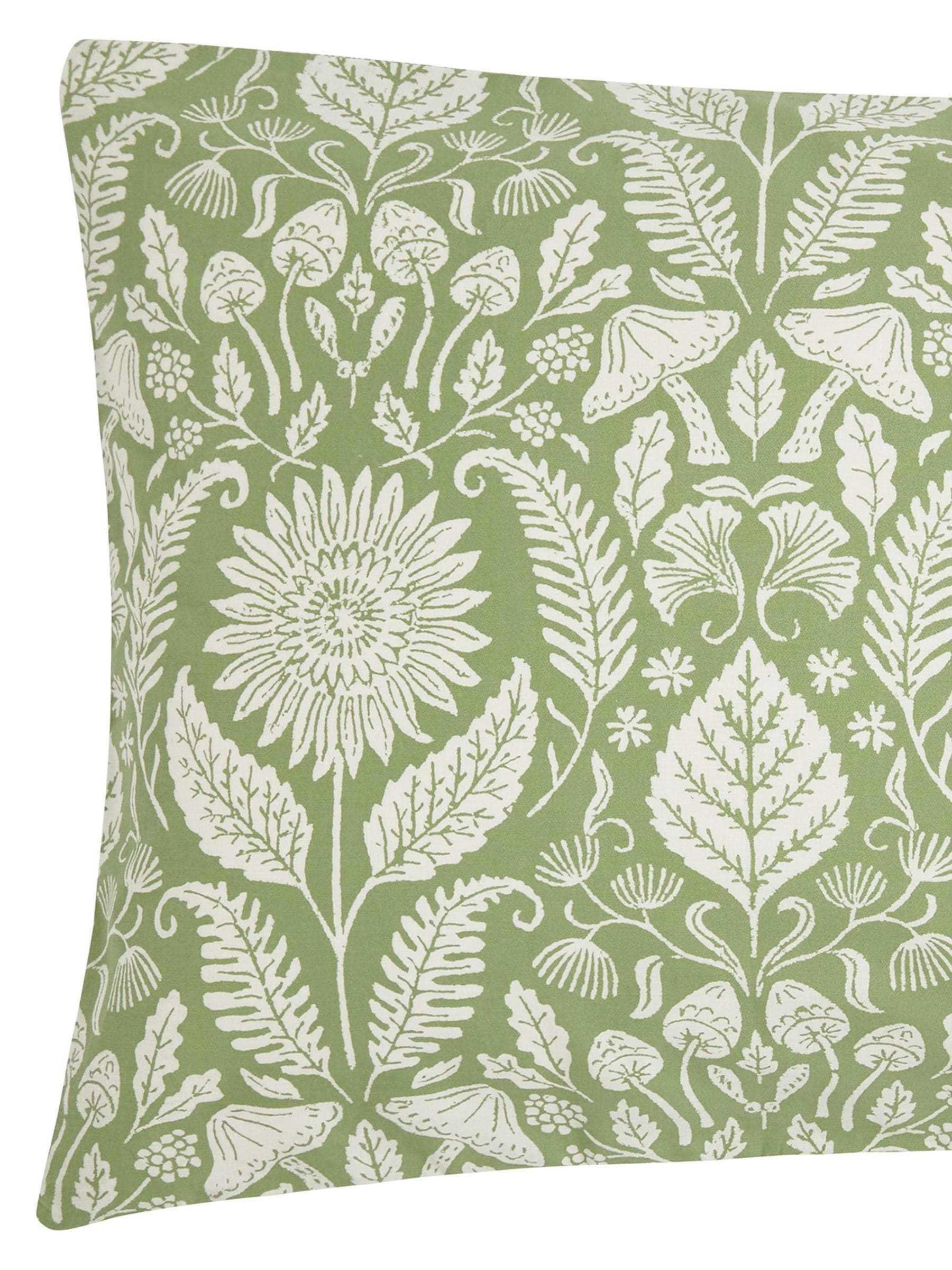 Helena Springfield Green Sunflowers cotton duvet cover set, UK version