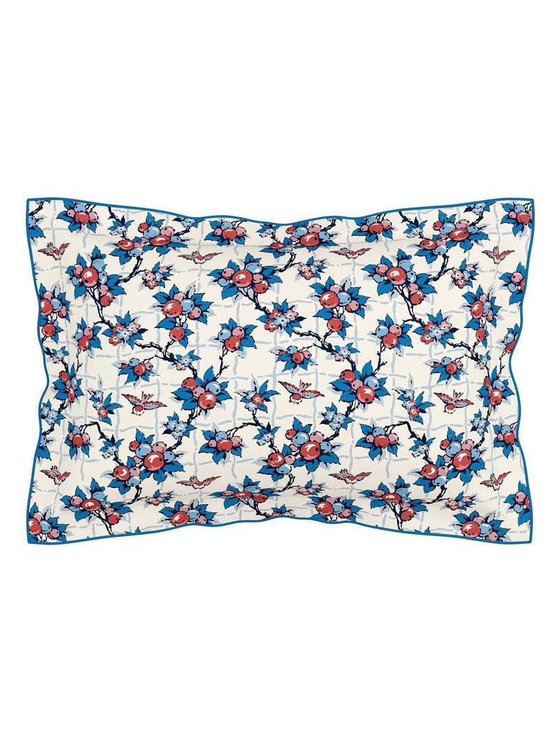 Land & Shore Blue Red Grove duvet set, UK version