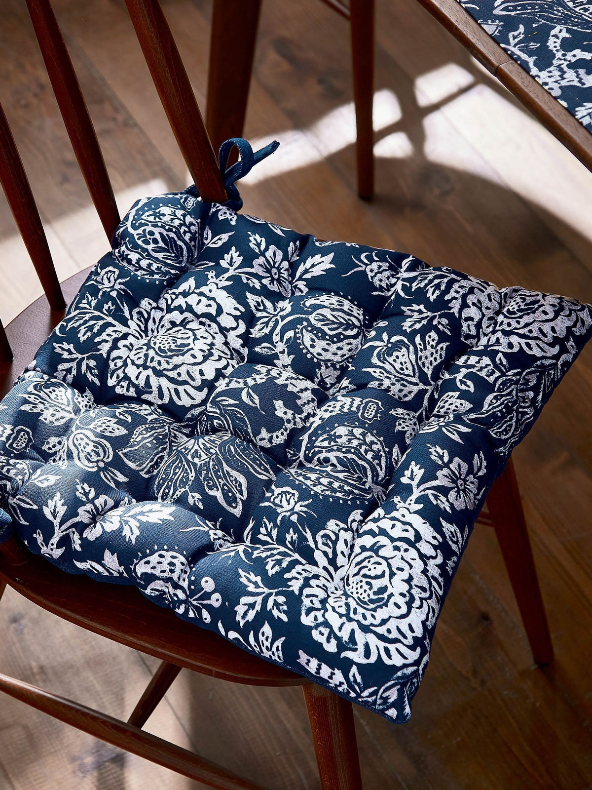 Bedeck of Belfast Saja Stripe seat pad 40x40cm - British product