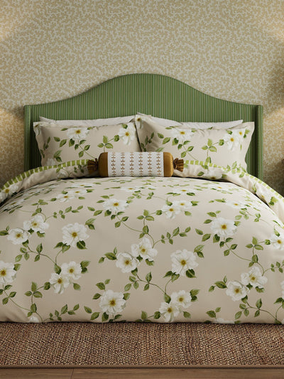 Sanderson Linen Poets Rose Duvet Cover Set