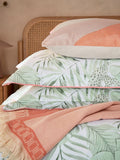 Yvonne Ellen sage tropical safari 100% cotton duvet cover set (British brand)