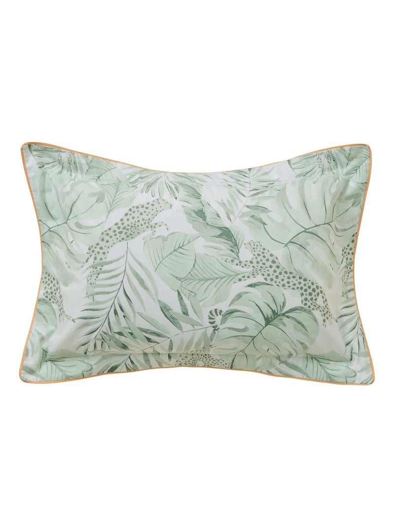Yvonne Ellen sage tropical safari 100% cotton duvet cover set (British brand)