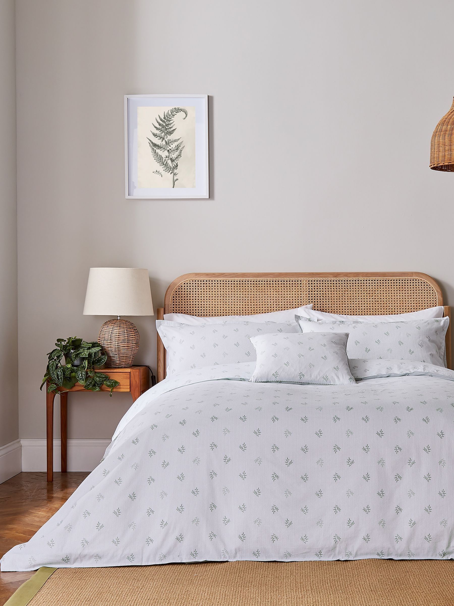 Murmur Sage Thalia duvet set, imported from the UK