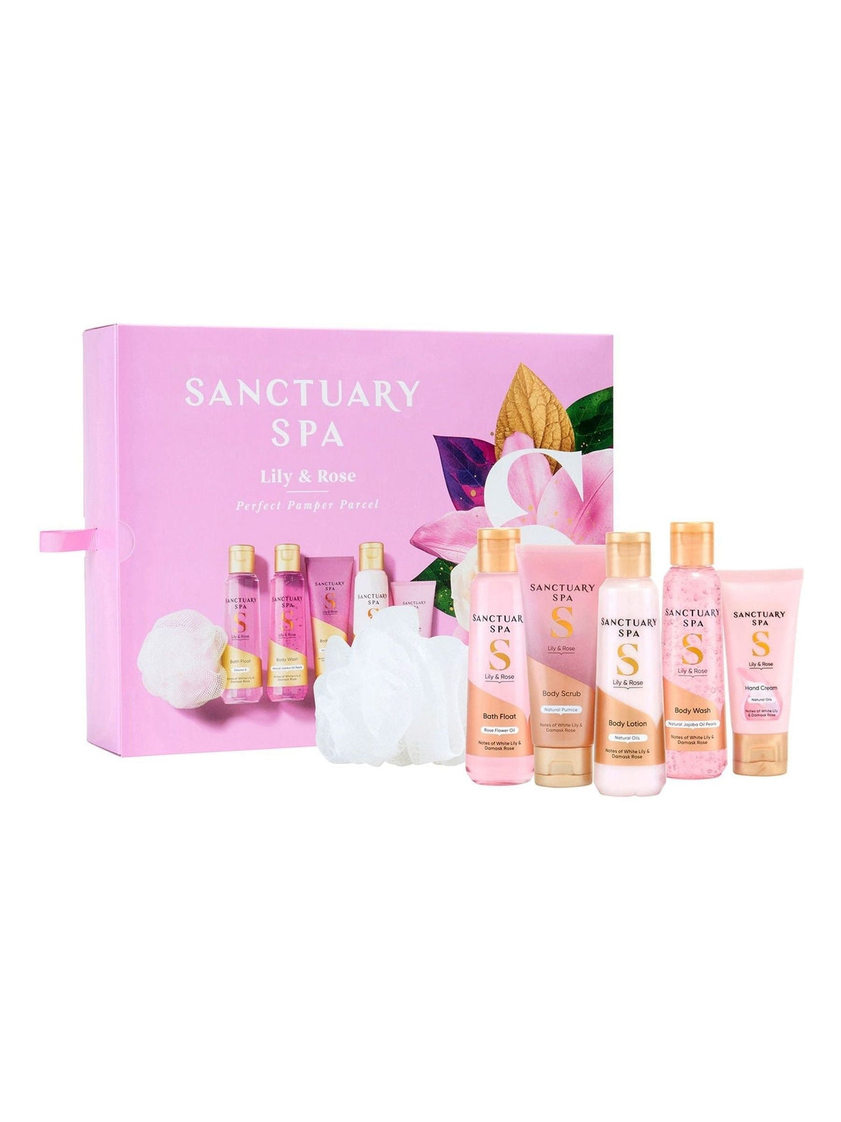 Sanctuary Spa Lily Rose Perfect Pamper Parcel Gift Set Worth 21