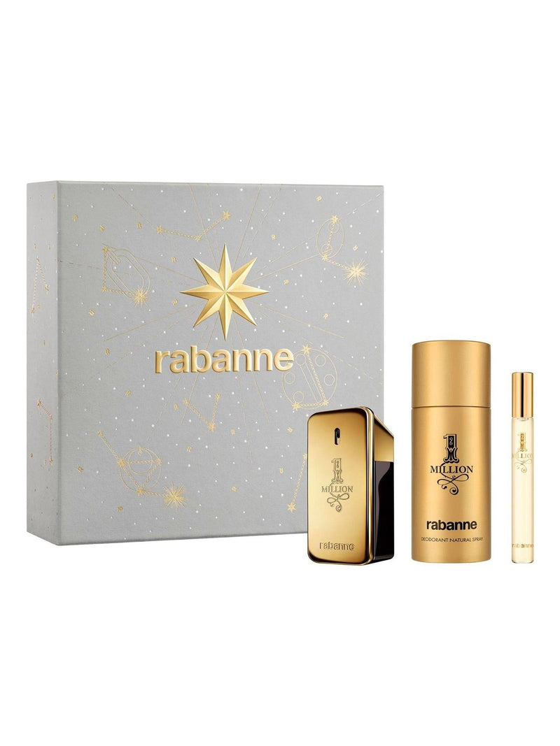 Rabanne 1 Million Eau de Toilette 50ml Deodorant 150ml & Eau de Toilette 10ml Gift Set