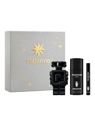 Rabanne Phantom Parfum 100ml Gift Set with Deodorant 150ml and Travel Spray 10ml