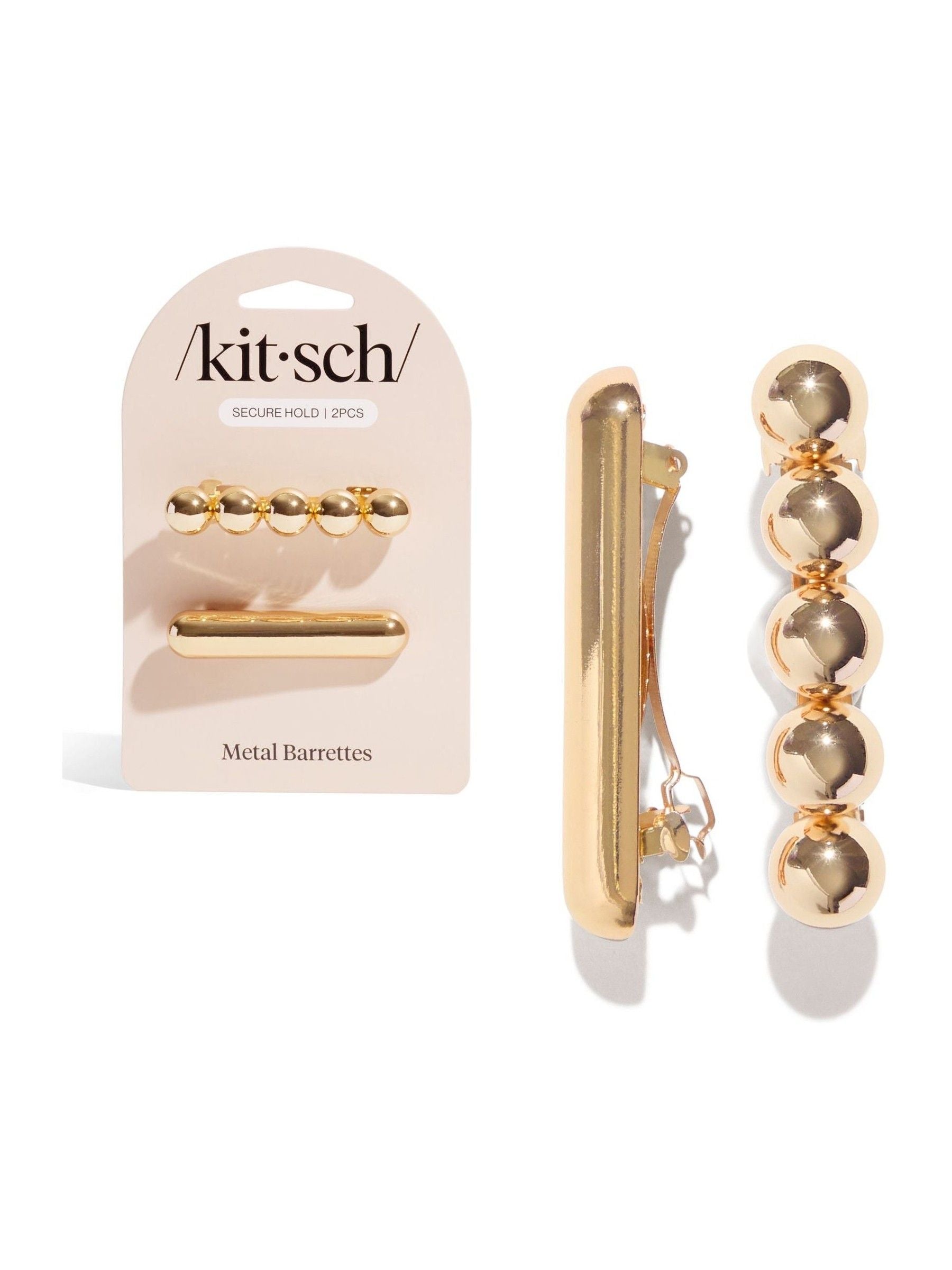 Kitsch metal cloud & bubble barrettes 2 piece set, UK version