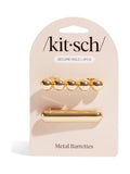 Kitsch metal cloud & bubble barrettes 2 piece set, UK version