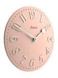 Jones Clocks Rose Pink Betty Convex wall clock 30cm, UK version