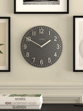 Jones Clocks Blizzard Grey Chilli Convex Wall Clock 30cm
