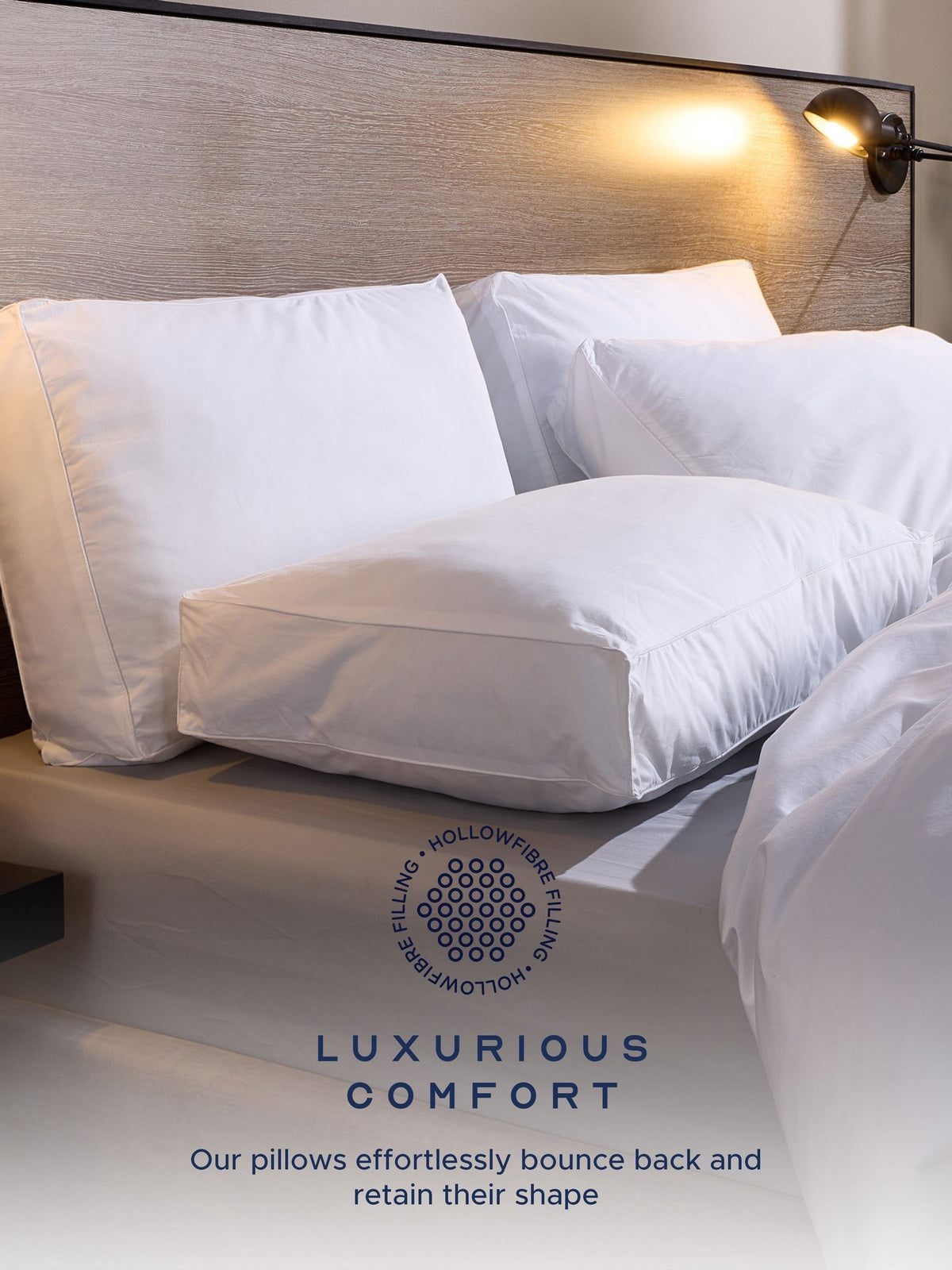 Slumberdown 2 Side Sleeper Firm Support Pillows