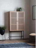 Gallery Home Natural Sakura cocktail cabinet 160cm height, UK version