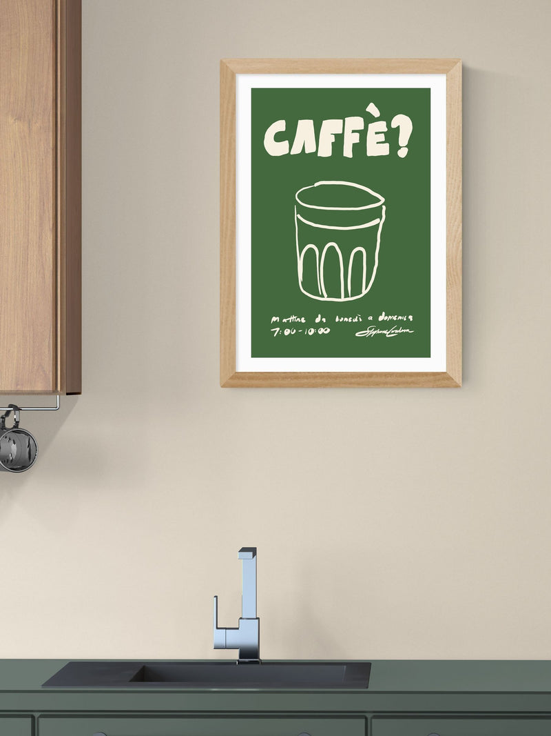 East End Prints Oak Caffe art print - British product