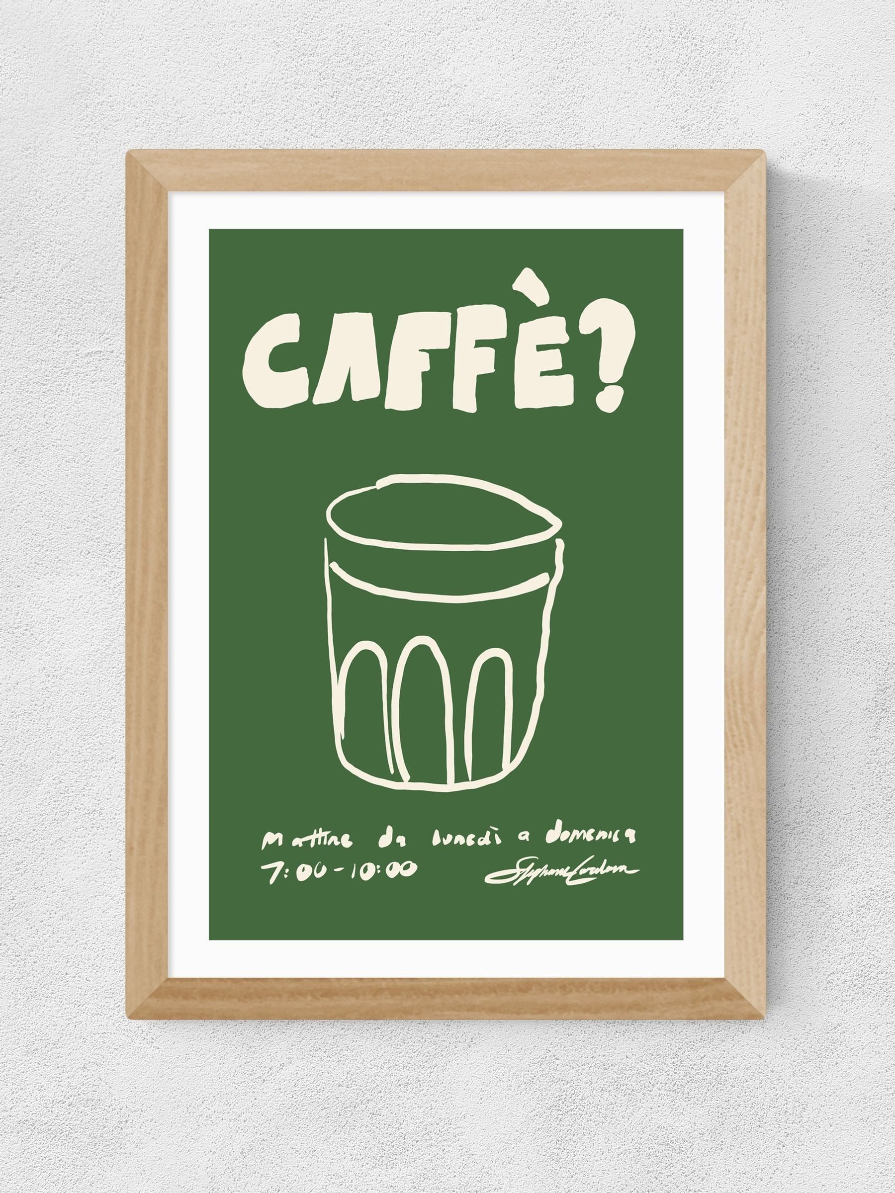 East End Prints Oak Caffe art print - British product