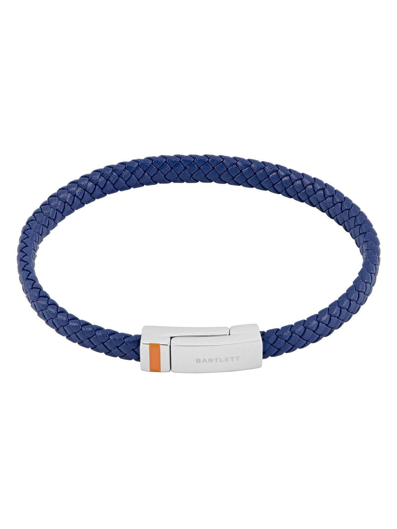 Bartlett Blue Flat Wrap Bracelet With Enamel Detail