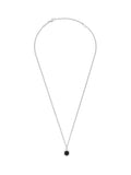 Bartlett London black waterproof hexagon curb chain necklace 49-52cm - British product