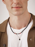 Bartlett London black waterproof hexagon curb chain necklace 49-52cm - British product