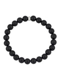 Bartlett London Black Onyx Stretch Bracelet 18cm - British product