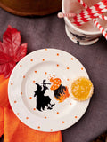 Emma Bridgewater Cream The Wise Witches Halloween 6 1/2 Inch Small Plate