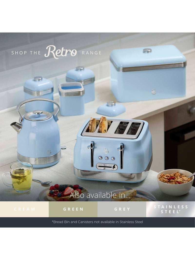 Swan Retro Traditional 1.7L electric kettle (British brand)
