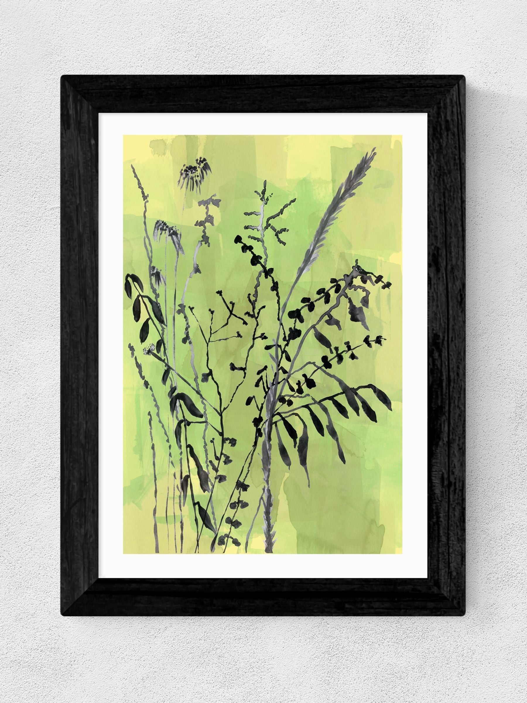 cartissi Black Folklore Arrangement wall art print - British product
