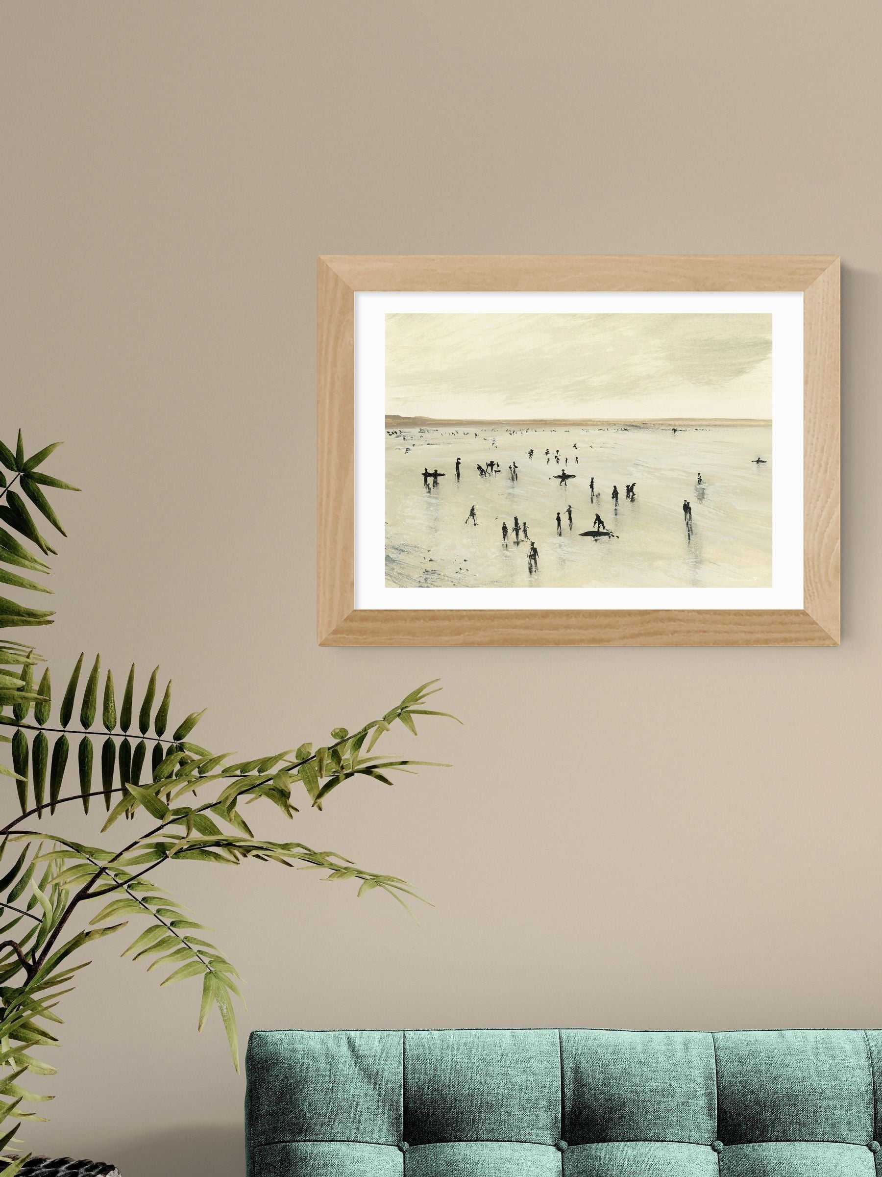 East End Prints Oak Croyde wall art print - British product