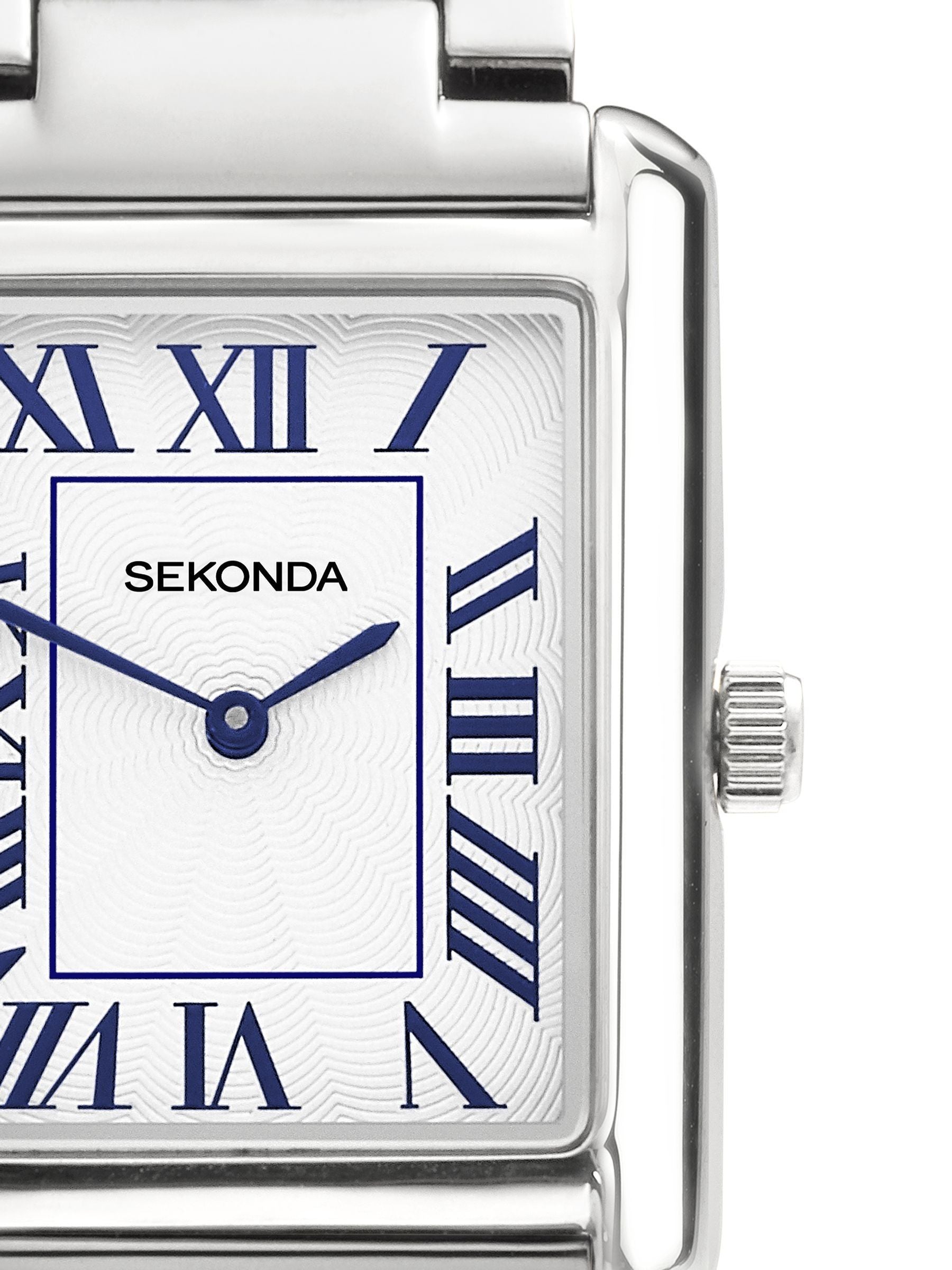 Sekonda Silver Clement analogue watch 28mm (British brand)