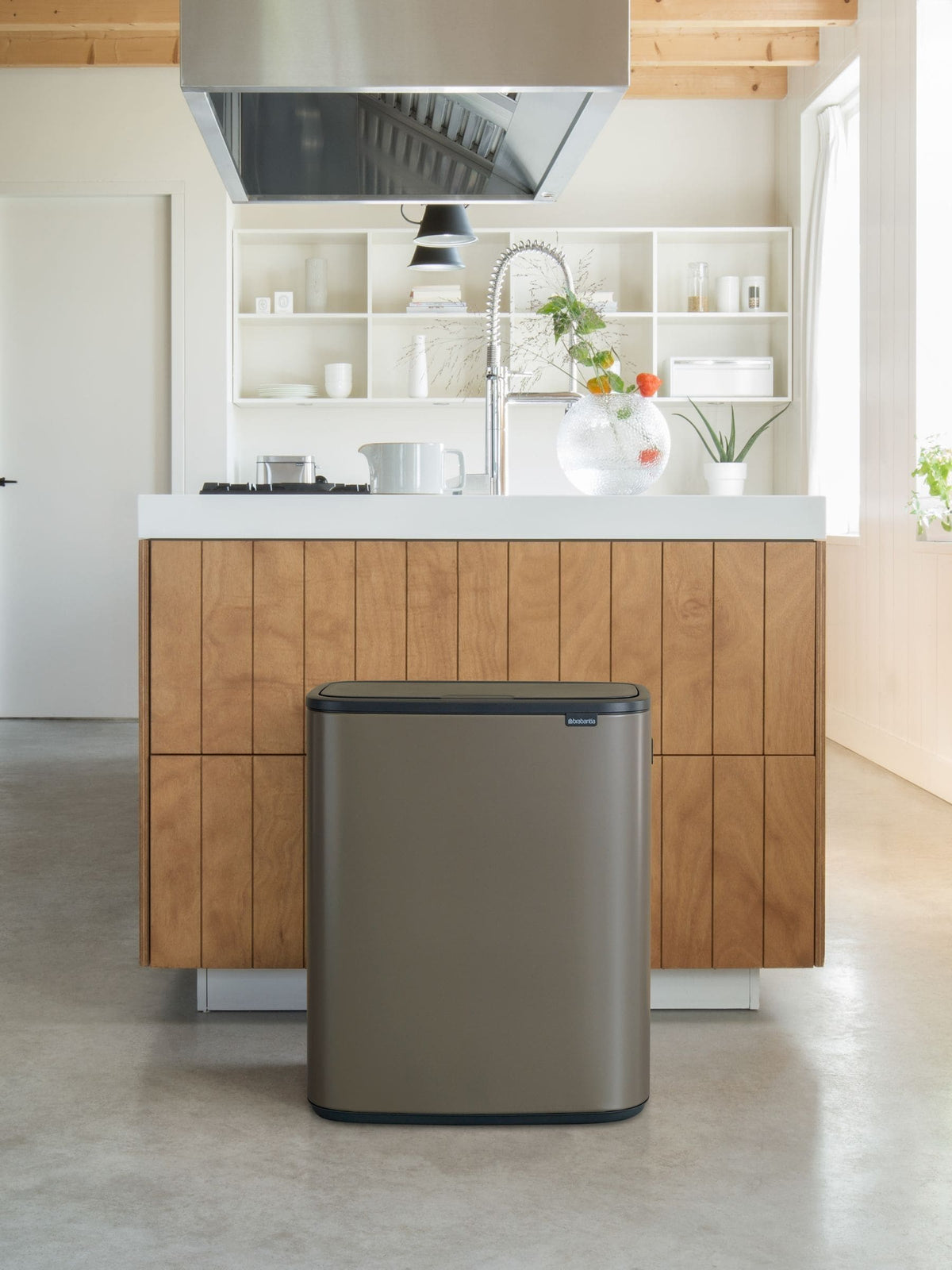Brabantia Platinum Bo Touch Bin 2 x 30L