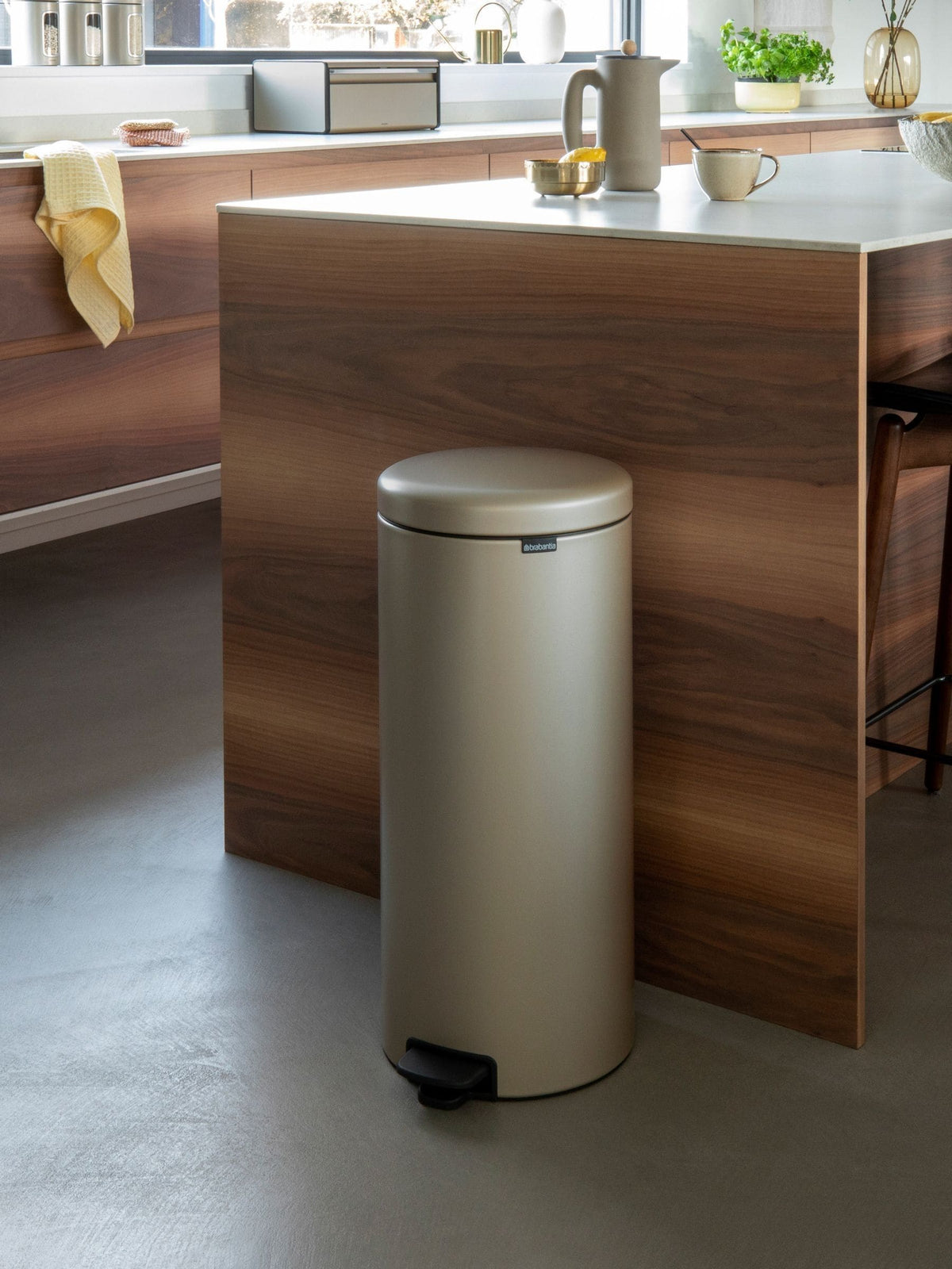 Brabantia Metallic Gold NewIcon Pedal Bin