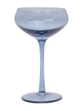 Here''s How Set of 2 Blue The Lou Coupe Glasses