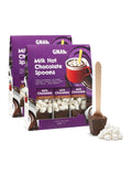 Gnaw milk chocolate hot chocolate spoon gift set, UK version