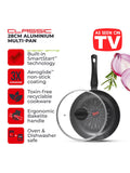 Tower Black Smart Start Classic Multi Frying Pan 28cm (British brand)