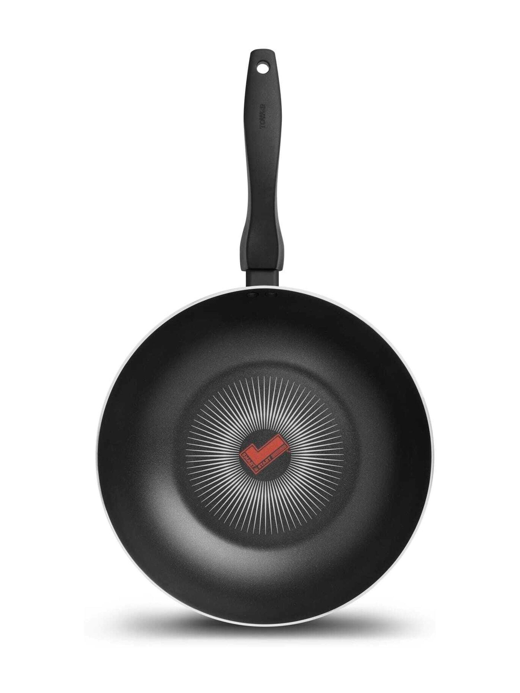 Tower Black Smart Start Gourmet 28cm wok (British brand)