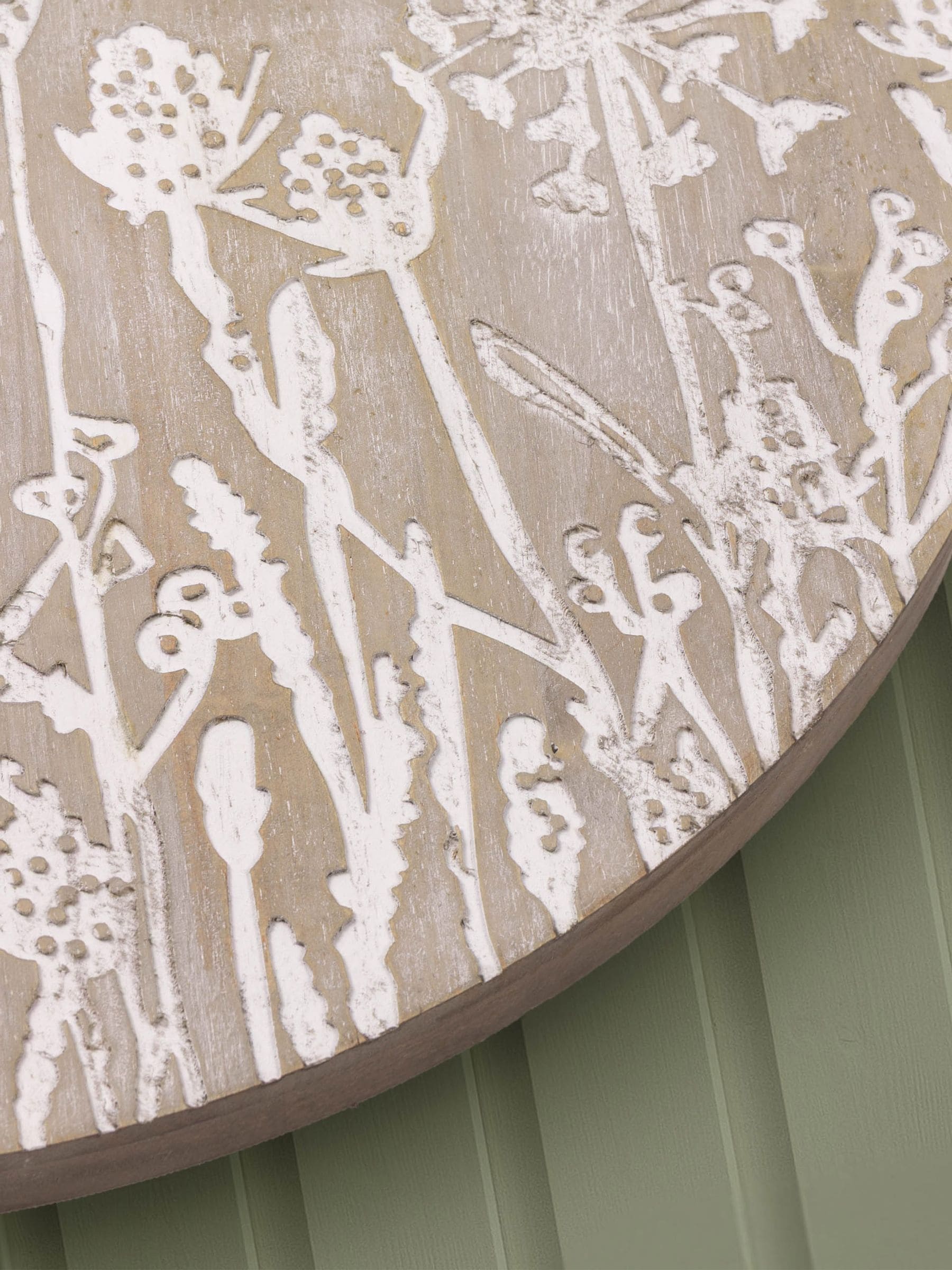 Voyage Maison Grey Fleur Et Faune wooden clock 60cm (British brand)