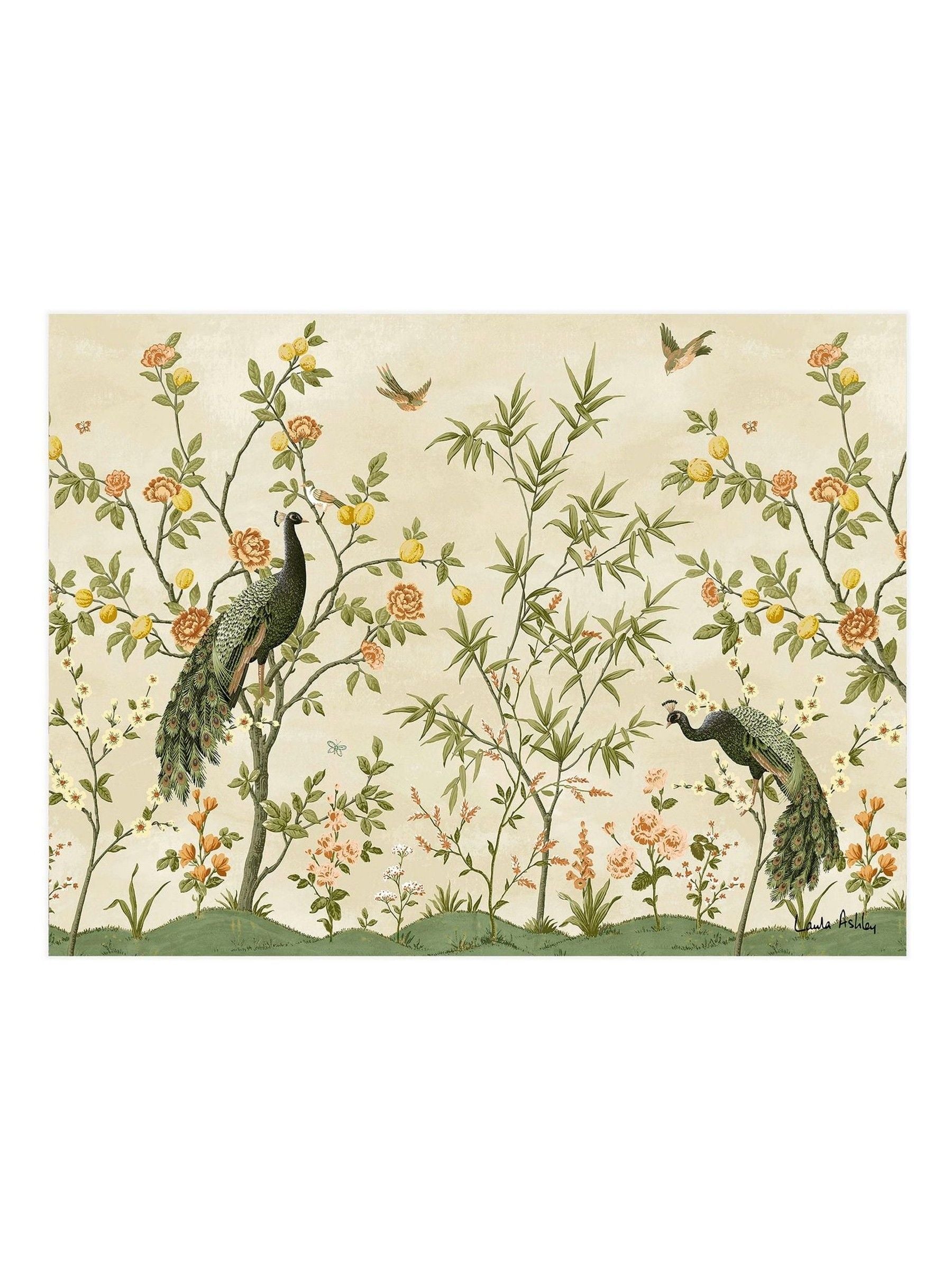 Laura Ashley Green Belvedere Garden small wall art frame, UK version