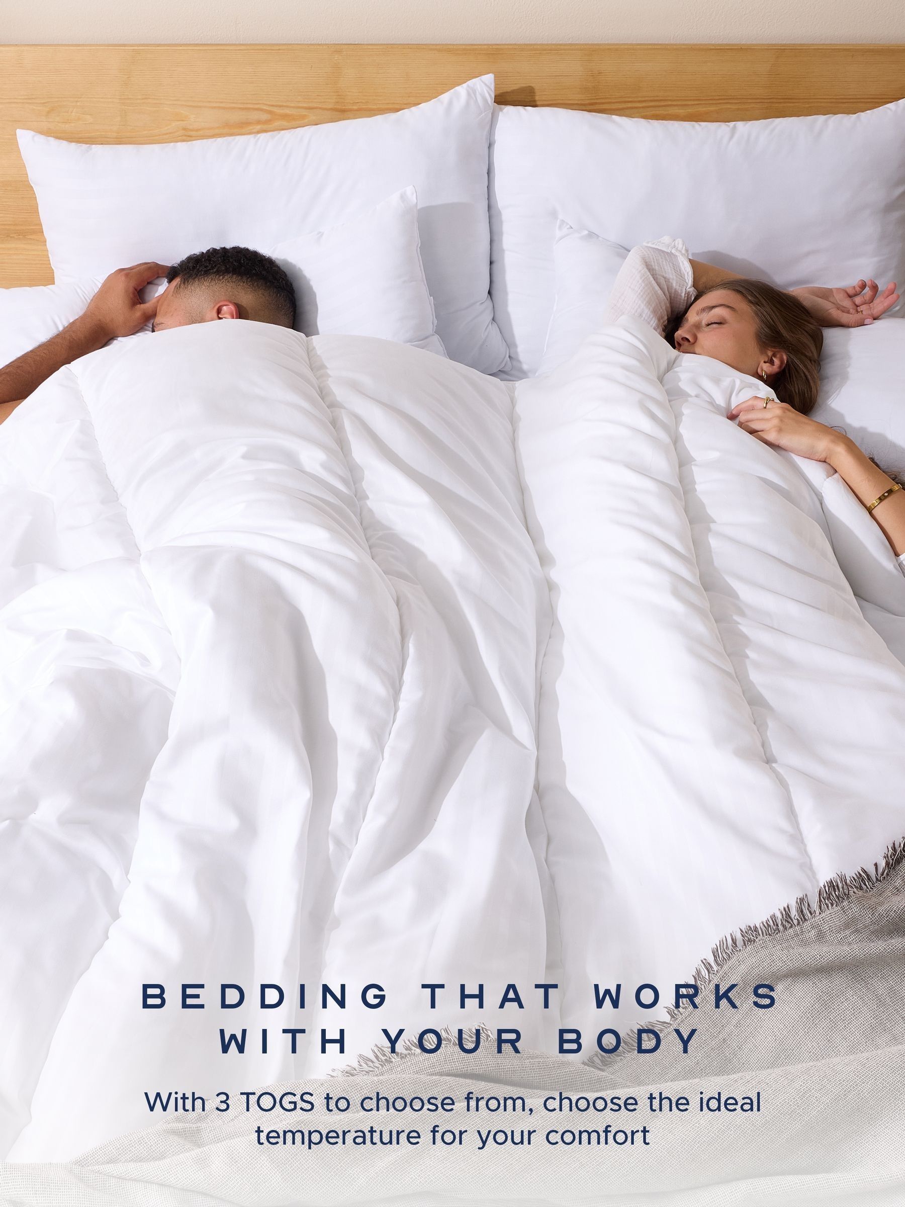 Snuggledown Scandinavian 4.5 tog hollowfibre duvet (British brand)