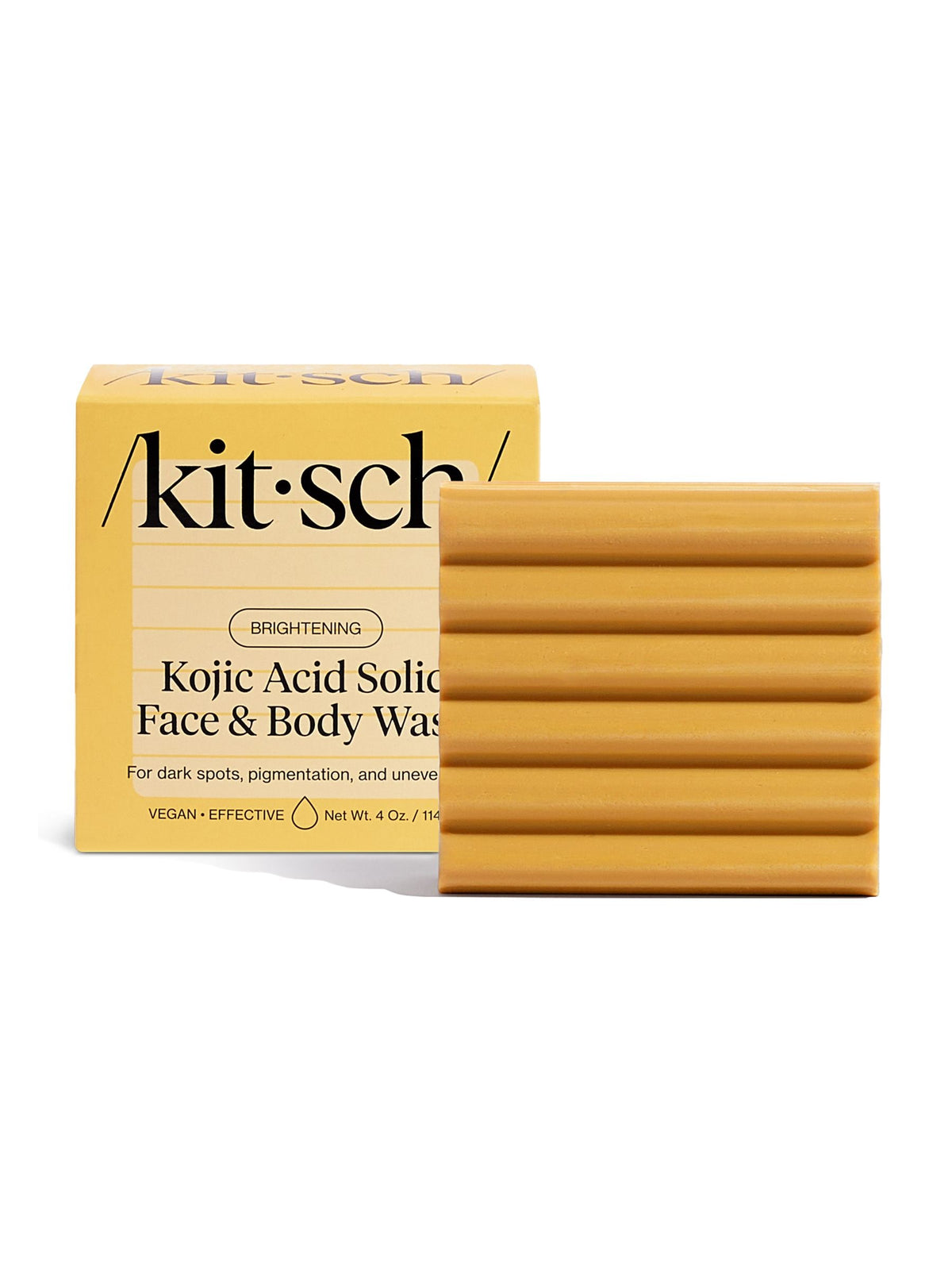 Kitsch Kojic Acid Solid Face and Body Wash, UK version